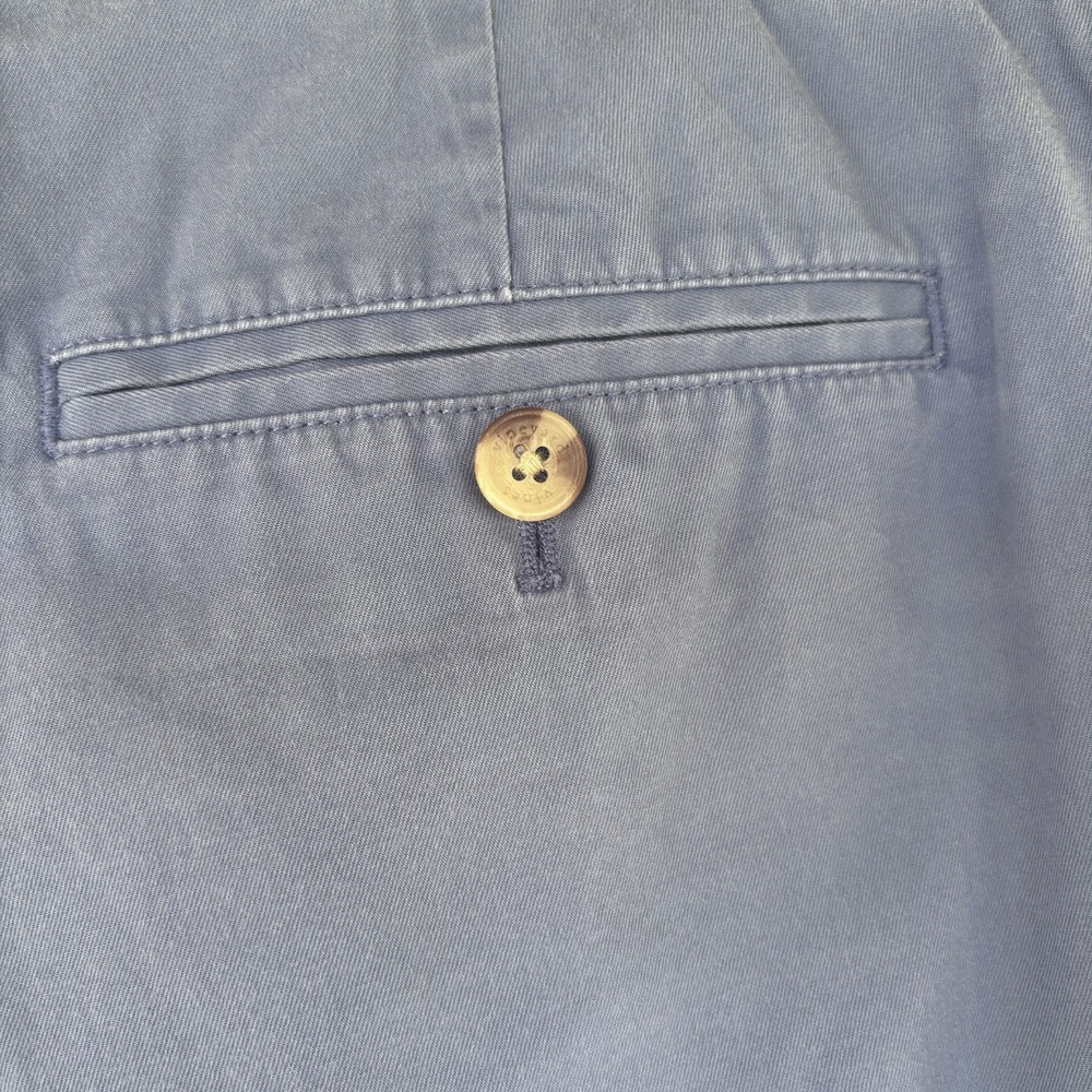 vineyard vines boys shorts size 16 blue 8.5in inseam chino EUC Flat Front‎ - Picture 3 of 6